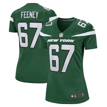 womens nike dan feeney gotham green new york jets game jers